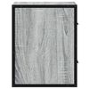 vidaXL Noptiere de perete, 2 buc., sonoma gri, 40x31x39,5 cm