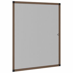 vidaXL Plasă de insecte pentru feronerie Maro 130 x 150 cm