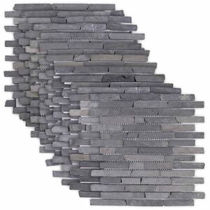 vidaXL Plăci de mosaic Gri 30 x 30 cm Marmură