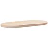 vidaXL Blat de masă oval din lemn masiv de pin 70x35x2,5 cm