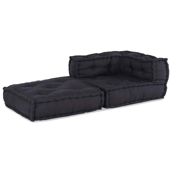 vidaXL Unitatea de sofa modulară Antracit 70x70x54 Material