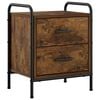 vidaXL Dulap de noapte Stejar fumuriu 40 x 30 x 50 cm Lemn prelucrat