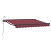 vidaXL Cort electric retractabil Bordo și Antracit 2,5 x 2 m