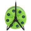 vidaXL Tambur furtun autonom verde set racorduri furtun 0,5" 50 m PVC