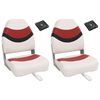 vidaXL Set cu scaun pentru barcă, pliabil, 4 piese, spătar &icirc;nalt