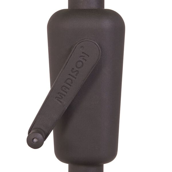 Madison Umbrelă de grădină Flores Luxe, gri deschis, 300 cm, rotundă