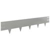 vidaXL Margine pentru gazon 20 pcs 100 x 20 cm Oțel Argintiu