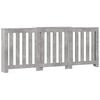 vidaXL Mască pentru calorifer gri beton 205x21,5x83,5cm lemn prelucrat