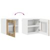 vidaXL Dulap de bucătărie Lucca 2 pcs Stejar Artizanal 40 x 31 x 40 cm