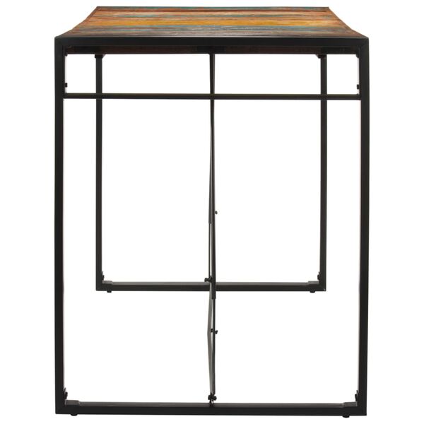 vidaXL Masă de bar, 175x90x110 cm, lemn masiv reciclat