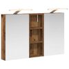 vidaXL Set dulap baie 3 buc. 80 x 10,5 x 50 cm Lemn prelucrat