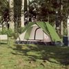 vidaXL Cort de camping cupolă 2 persoane, setare rapidă, verde