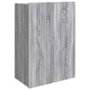 vidaXL Dulap montat pe perete Sonoma gri 66 x 34,5 x 92 cm