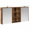 vidaXL Set dulap baie 3 buc. 126 x 16 x 62.5 cm Lemn prelucrat