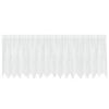 vidaXL Cortină din Dantelă cu perdele Alb 120 x 400 cm Poliester