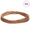 vidaXL Cord din Piele Maro &Oslash;2 mm x 5 m Piele