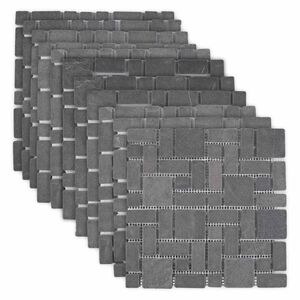 vidaXL Plăci de mosaic Gri 30 x 30 cm Marmură