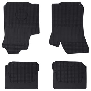vidaXL Covor pentru mașină 4 pcs Negru &Scaron;KODA OCTAVIA I 97-04 Cauciuc