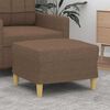vidaXL Taburet, maro, 60x50x41 cm, material textil