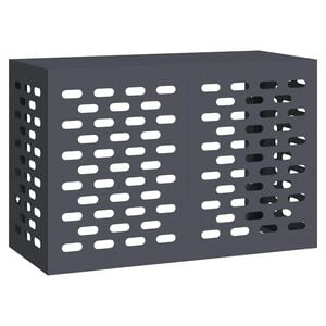 vidaXL Husă pentru aer condiționat Antracit 90 x 40 x 60 cm Oțel