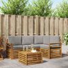 vidaXL Seturi de mobilier 5 pcs Gri natural și deschis Lemn compozit