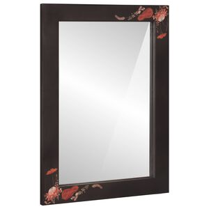 vidaXL Oglindă Pe perete cu oglindă Multicolour 70 x 50 x 3 cm Sticlă