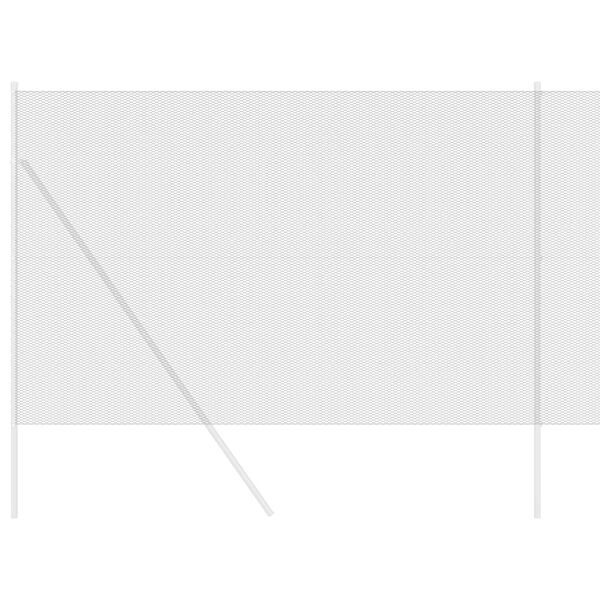 vidaXL Gard hexagonal Gri 1.5 x 50 m Oțel