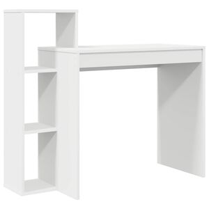 vidaXL Birou Alb Lemn prelucrat 100 x 40 x 90 cm