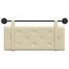 vidaXL Cap de pat suspendat Pe perete Crem 100 cm Piele artificială