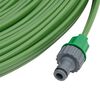 vidaXL Furtun pentru stropit cu 3 tuburi, verde, 22,5 m, PVC