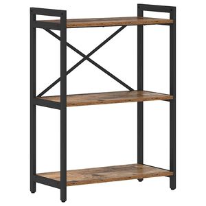 vidaXL Raft pentru cărți 60 x 30 x 85 cm Lemn prelucrat Lemn vechi