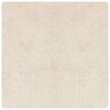 vidaXL Covor Shaggy Antiderapant Crem 120 x 120 cm PP