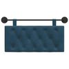 vidaXL Cap de pat suspendat Pe perete albastru 90 x 55 x 7 cm Catifea