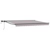 vidaXL Cadru manual de marchiză cu LED-uri 5 x 3 m