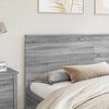 vidaXL Tăblie cap cu headboard Gri Sonoma 200 cm Lemn compozit