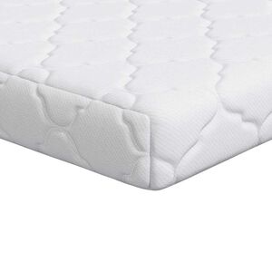 vidaXL Saltea Alb 60 x 120 cm Material Jacquard