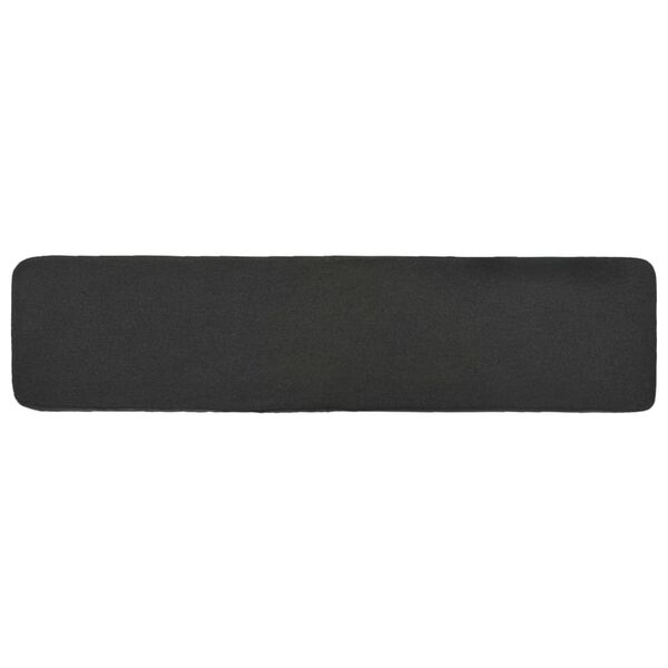 vidaXL Taburet, gri, 120 x 28 x 26 cm, material textil