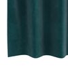 vidaXL Perdele opace 2 pcs Verde &icirc;nchis 140 x 140 cm Catifea
