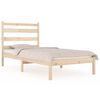vidaXL Cadru de pat single, 90x190 cm, lemn masiv de pin