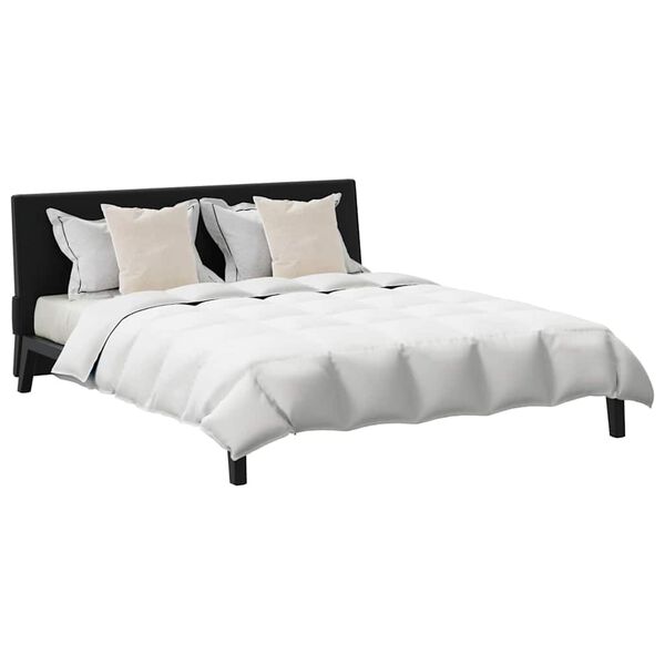 vidaXL Set de Pături cu pernă 3 pcs Alb Pene de rață