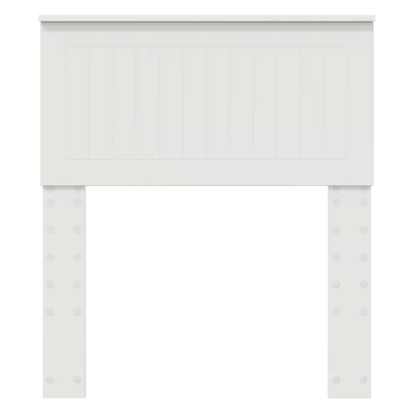 vidaXL Tăblie cap cu headboard Alb 75 cm Lemn compozit