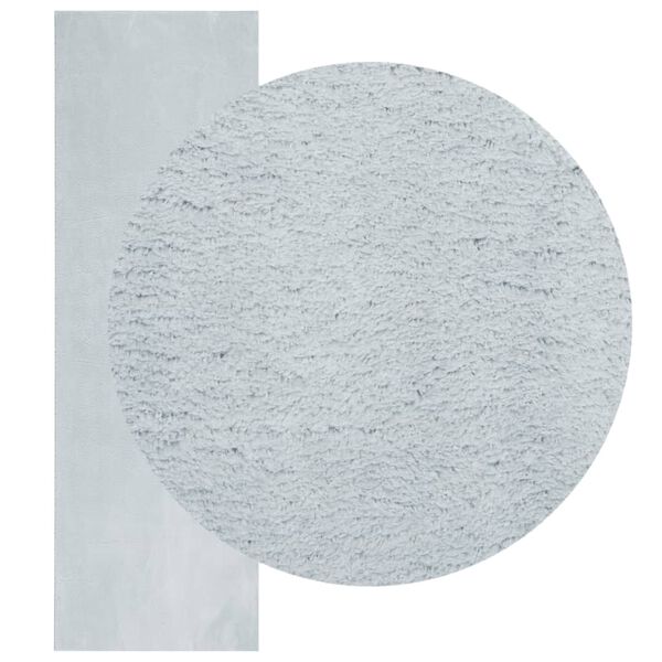 vidaXL Covor HUARTE, fir scurt, moale și lavabil, albastru, 80x250 cm