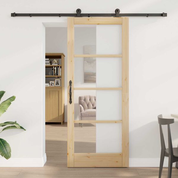 vidaXL Ușă glisantă ORKDAL natural 83 x 202 cm