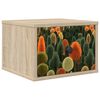 vidaXL Noptieră suspendată ZAANDAM Stejar Sonoma 36 x 33 x 25 cm