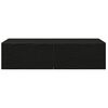 vidaXL Raft de perete cu sertare negru 60x26,5x15 cm lemn prelucrat