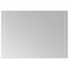 vidaXL Oglindă de baie cu LED Transparent 70 x 50 cm sticlă securizată