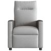 vidaXL Scaun reclinabil electric Cloud Grey Fabric