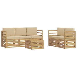 vidaXL Seturi de canapele Lemn Solid de Acacia