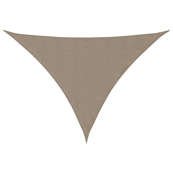 vidaXL Parasolar, gri taupe, 3x4x5 m, țesătură oxford, triunghiular