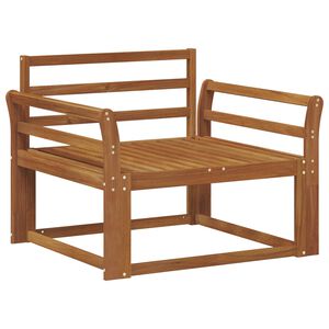 vidaXL Canapea Medie pentru Exterior Lemn Solid de Acacia natural